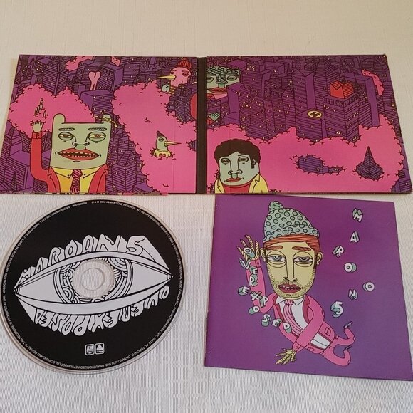2012 Maroon 5 Overexposed CD Explicit Version - Picture 2 of 3